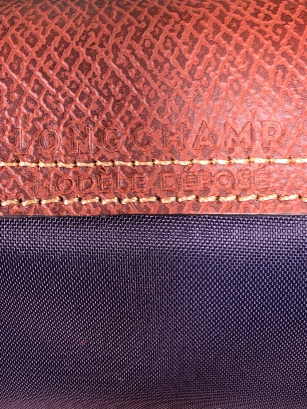 Longchamp Le Pliage Original Pouch w/ Handle - Navy Blue Mini Bag (Retail $120)